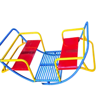 4 Seater Red,Blue And Yellow Mild Steel Rocking Boat Seesaw Manufacturers in Nagpur
