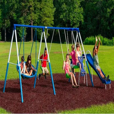 Blue Iron Playschool Children Swings Manufacturers in Nagpur