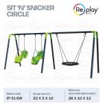 Blue Iron Playschool Children Swings Manufacturers in Nagpur