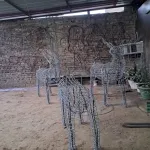 Elephant Wiremesh topiary sculptures, For Garden And Outdoor, Black Manufacturers in Nagpur