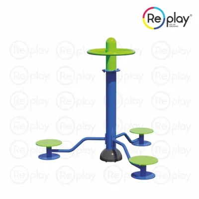 Galvanized Steel Pipe Triple Twister Standing Outdoor Gym Manufacturers in Nagpur