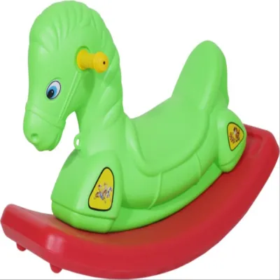 Green and Red SS502 Horse Plastic Rocker Manufacturers in Nagpur