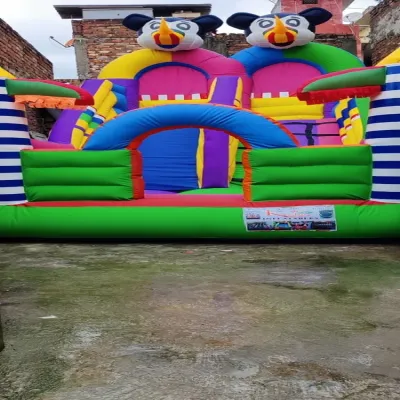Inflatable Bouncer Castle with Slide - 9x12 ft Manufacturers in Nagpur