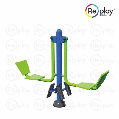 Mild Steel Blue Outdoor Gym Leg Press Manufacturers in Nagpur
