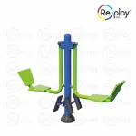 Mild Steel Blue Outdoor Gym Leg Press Manufacturers in Nagpur