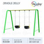 Mild Steel Playground Double Seat Swing Manufacturers in Nagpur