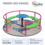 Mild Steel Playground Equipment Marry go Rund Manufacturers in Vapi