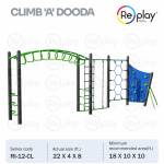 Mild Steel PLAYGROUND OUTDOOR TRAPEZE CLIMBER Manufacturers in Nagpur