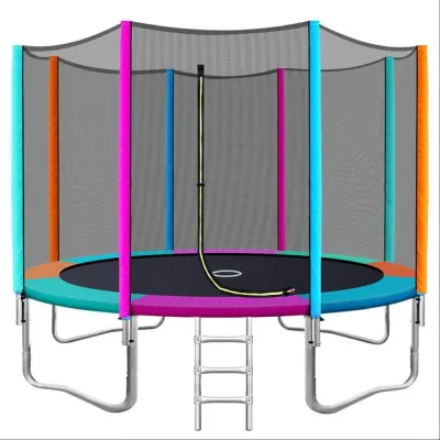 Multicolor Big Size Trampoline With Safety Net Manufacturers in Bareilly