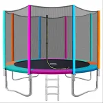 Multicolor Big Size Trampoline With Safety Net Manufacturers in Bareilly