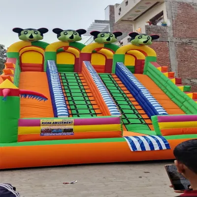Multicolor Jumping Castles Inflatable Bouncers Manufacturers in Nagpur
