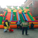 Multicolor Jumping Castles Inflatable Bouncers Manufacturers in Nagpur