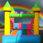 Multicolor Jumping Inflatable Bouncer Castle Manufacturers in Nagpur