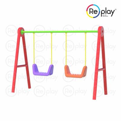 Outdoor Play Equipment Double Toddler Swing, Mild Steel Manufacturers in Nagpur