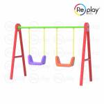 Outdoor Play Equipment Double Toddler Swing, Mild Steel Manufacturers in Nagpur