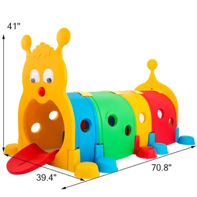 Plastic Caterpillar Play Tunnel Multicolor Manufacturers in Nagpur