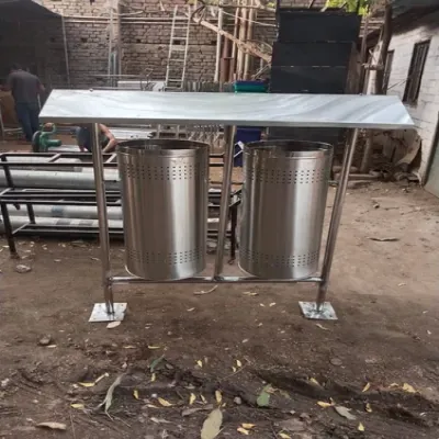 Stainless Steel Dustbin Swing Type Stainless Steel Pole Mounted Dustbin Manufacturers in Nagpur